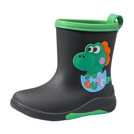 Ketyyh-chn99 Rain Boots Kids Kids Water Shoes Girls Rain Boots Kids Waterproof Rain Boots Rain Boots Girls Kids Rain Boots for Boys Girls Waterproof Rain Boots Green 19