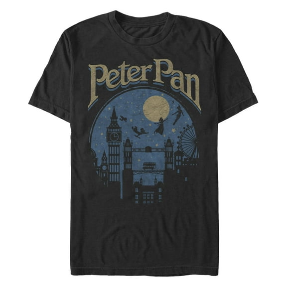 Men's Peter Pan Flying Over London Graphic T-Shirt