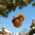 thumbnail image 3 of Upgraded Christmas Forest Animal Ornaments Cozy Forest Christmas Ornaments, Animal Ornament, Cozy Holiday Decorations, Cute Squirrel, Fox Designs, Rustic Tree Decorations for Home & Tree, 3 of 8