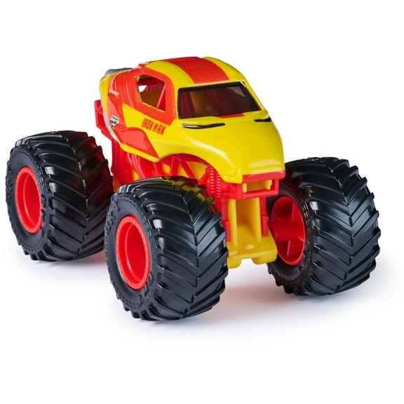 Monster Jam, Marvel Official Iron Man Monster Truck, Die-Cast Vehicle, 1:64 Scale, Super Hero Kids Toys for Boys Ages 3 and up
