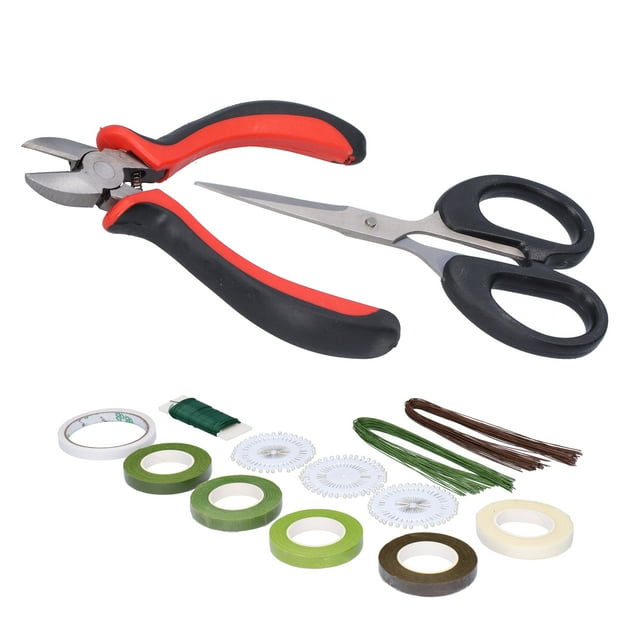DIY Floral Tool Set, 14Pcs/Set DIY Crafts Tool Flower Arrangement Tool, ABS And Iron For High-end Clubs Home Decorations