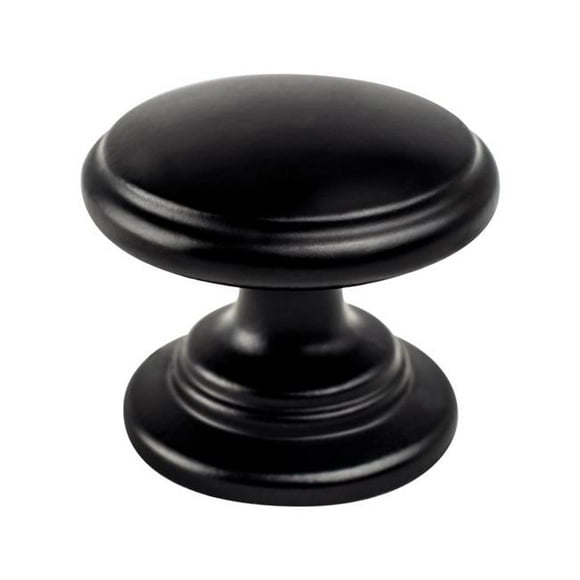 Berenson 9193-1055-P Traditional Advantage Two Matte Black Tiered Knob