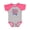 Baseball Heather and Hot Pink, variant on Inktastic My First Labor Day Boys or Girls Baby Bodysuit