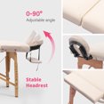 thumbnail image 3 of Memory Foam Massage Table, Premium Portable Foldable Massage Bed Height Adjustable, 84'' Salon Spa Bed, Tattoo Table with Accessories &Carrying Case, Easy Set Up, 3 of 7