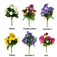 thumbnail image 5 of 4PCSArtificial Flowers Artificial Pansy Bushes Faux Plastic Flower Fake Plants Indoor Outdoor Home Garden Decoration, 5 of 5