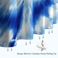 thumbnail image 6 of Blue Tie Dye Mandala Pattern Shower Curtain 72"x72" ,Bathroom Decorative Shower Curtains Set with 12 Hooks,Modern Waterproof Washable Shower Curtain, 6 of 6