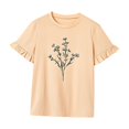 thumbnail image 3 of Camiseta para mujer Ropa de verano Moda Ligera Simple Manga corta Top para L, 3 of 7