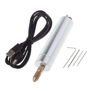 CUITING Mini Micro électrique perceuse à main en métal USB Alimentation électrique