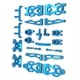 thumbnail image 3 of Kit de Accesorios de Actualización de Coche con Control Remoto de Aluminio para SCY 1/16 16101 16102 Azul, 3 of 5