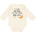 thumbnail image 3 of Inktastic I Love My Titi to the Moon and Back Boys or Girls Long Sleeve Baby Bodysuit, 3 of 5