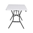 thumbnail image 6 of Lifetime 6 Foot Fold-in-Half Rectangle Table, Indoor/Outdoor Light Commercial Grade, White Granite (280857), 6 of 17