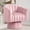 Pink, variant on Korser 360° Swivel Accent Chair with Velvet Upholstered Swivel Barrel Chairs for Living Room, Bedroom,Pink