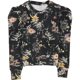 thumbnail image 1 of bar III Sudadera con mangas abullonadas para mujer, negra, pequeña, 1 of 2
