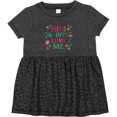 thumbnail image 3 of Inktastic Mimi and Poppy Love Me Granddaughter Girls Baby Dress, 3 of 5