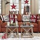 thumbnail image 2 of Set of 4 Christmas Cushion Covers, Linen Decorative Throw Pillow Covers Santa Claus Cushion Cover Decorative Pillow Case for Sofa Couch Bedroom Living, 2 of 4