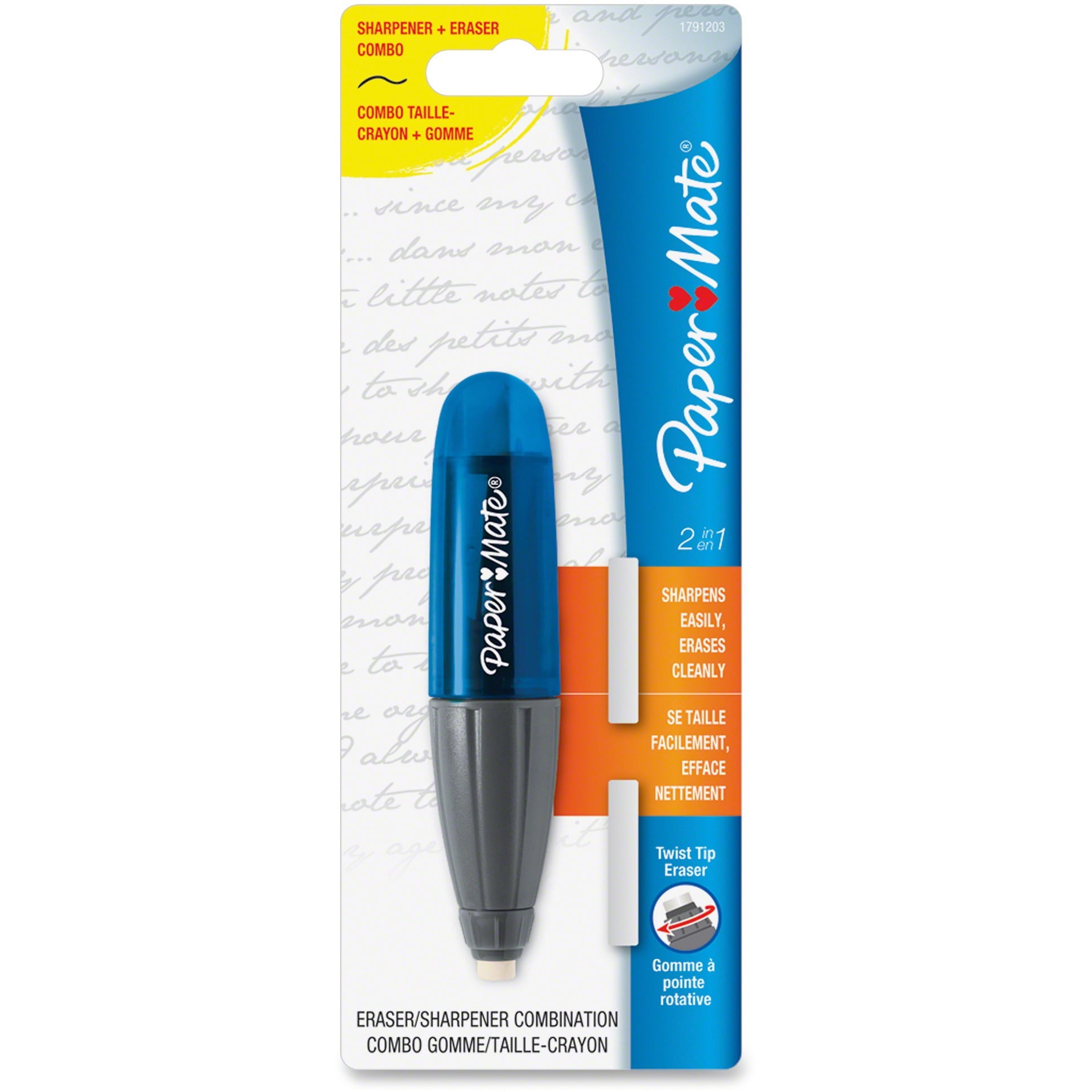 Paper Mate 2N1 Pencil Sharpener/Eraser Combo