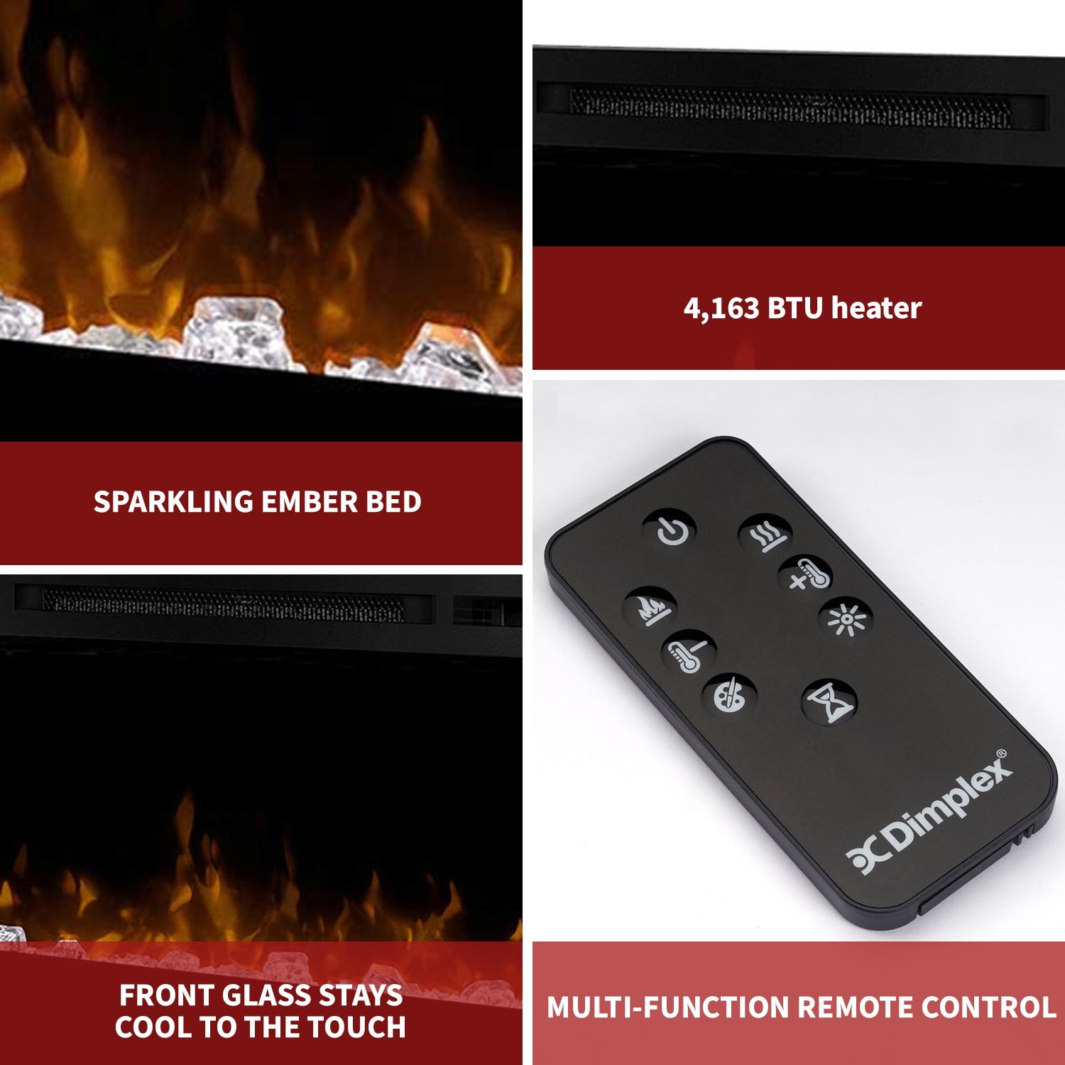 Dimplex Prism 34-In Electric Fireplace - BLF3451 - Walmart.com
