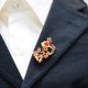 thumbnail image 3 of De Dos Tonos De De Imitación Fish Broche De Del Nupcial De Hombres Mujeres Accesorios De Moda Salvador Dali Insignia del broche de Goldfish, 3 of 10