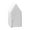 White M, variant on Architectural Statue Artwork Sculpture for Party Office Entry White M