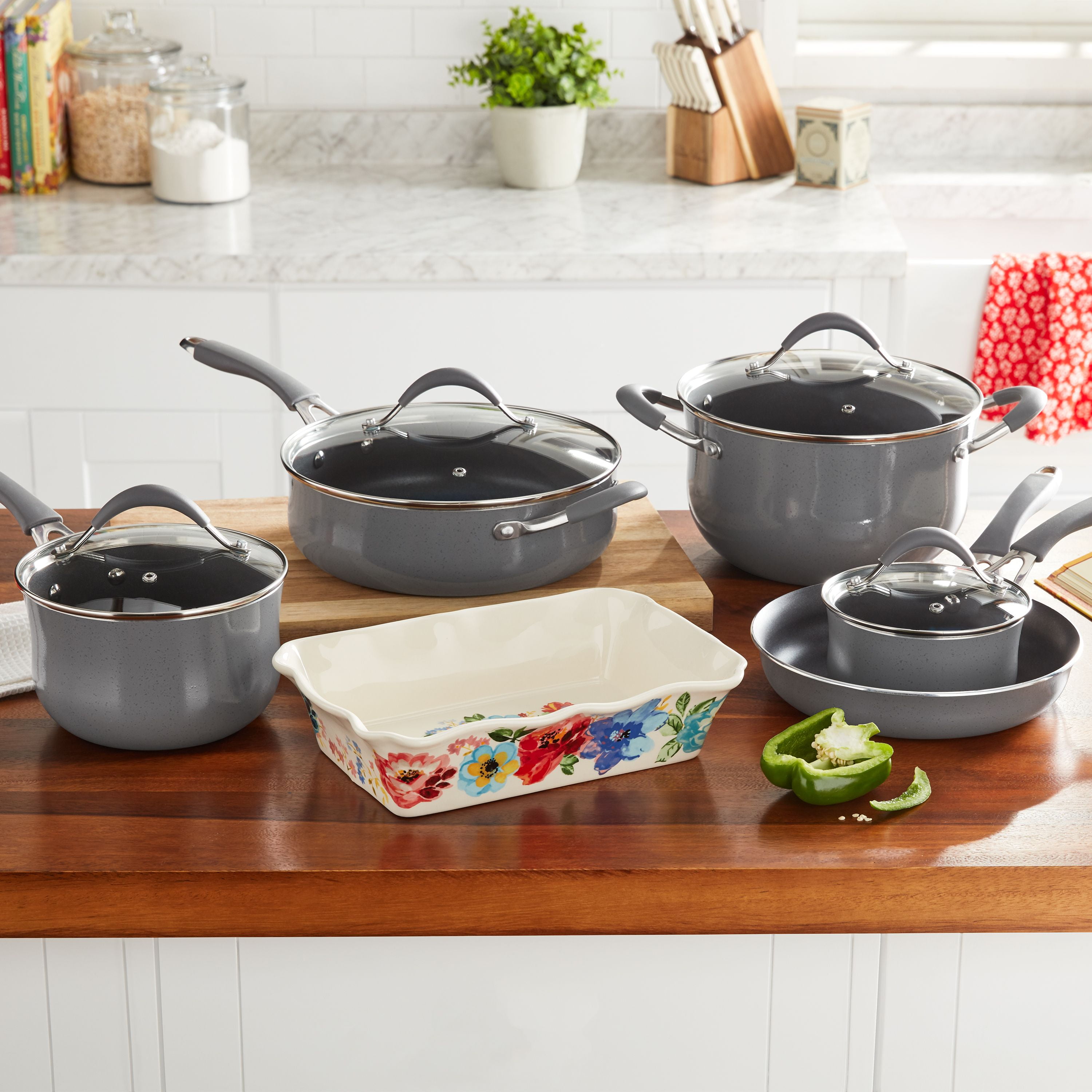 Walmart Booneville - N College St - Pioneer Woman cookware sets