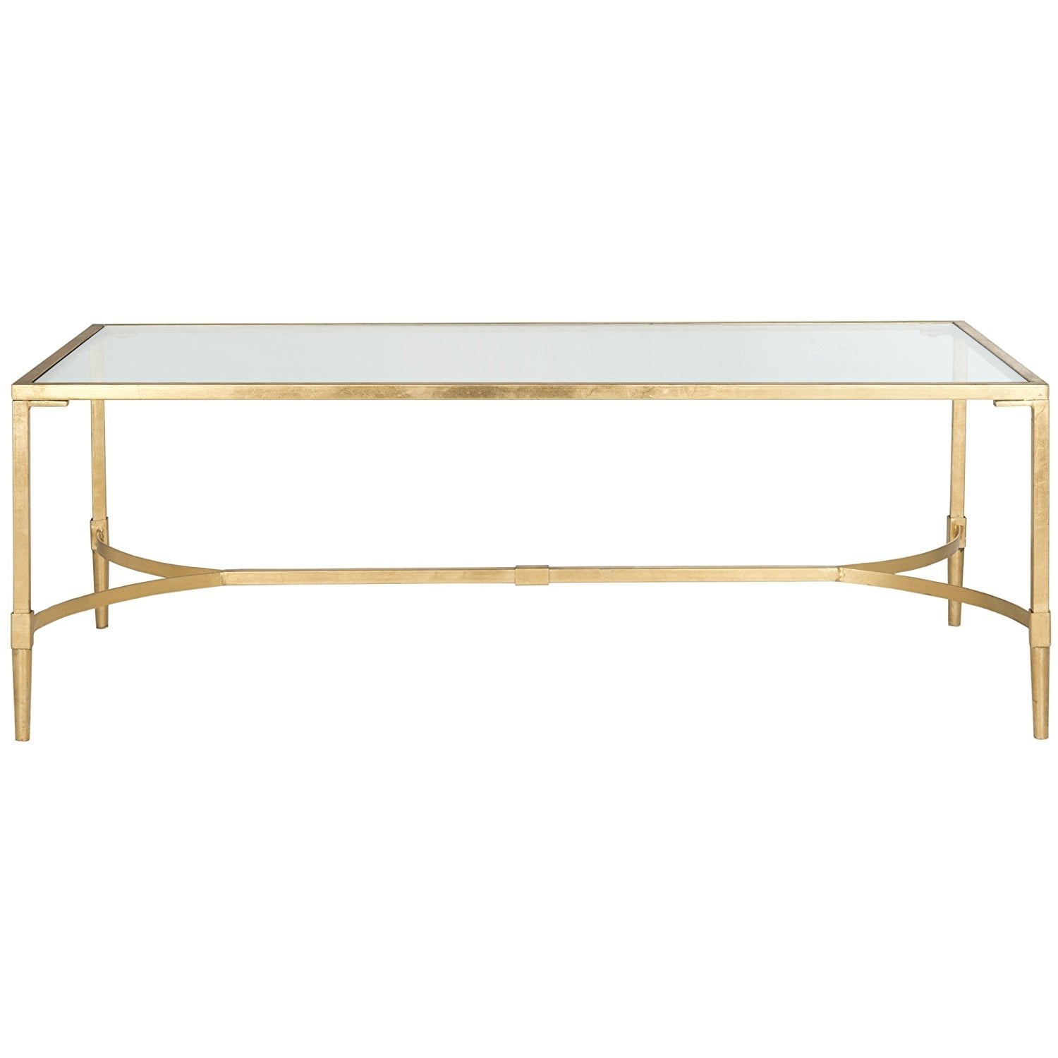 Safavieh Antwan Gold Coffee Table Modern Tables And Accent Safavieh Home Collection Antwan Gold Coffee Table