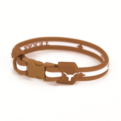 Texas Longhorns NCAA 7'' Titanium Sports Bracelet