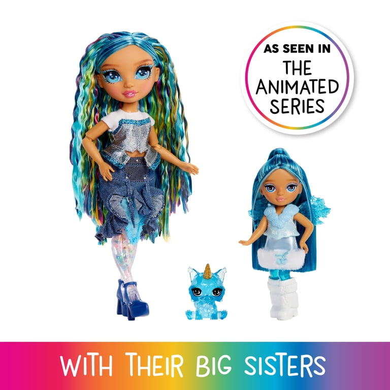 Rainbow High, Littles Rainbow Fantasy Fairies Doll Sapphire, 5.5