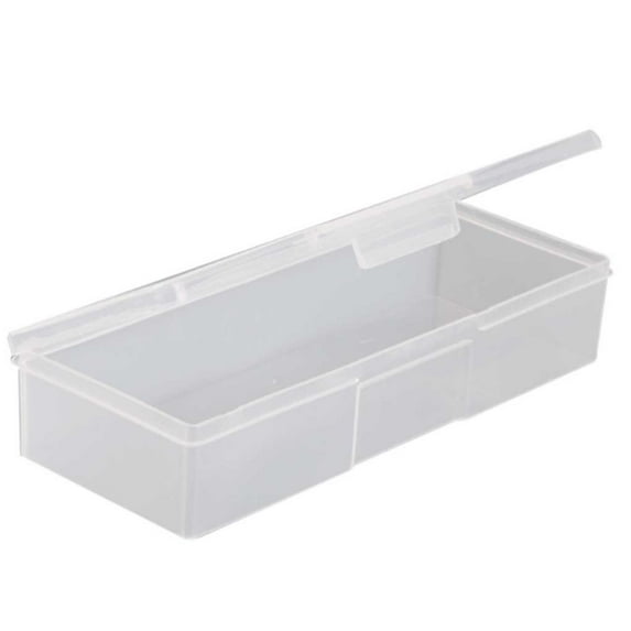 Plastic Transparent Nail Manicure Tools Storage Box Nail Dotting Drawing Pens Buffer Grinding Files Organizer Case Container