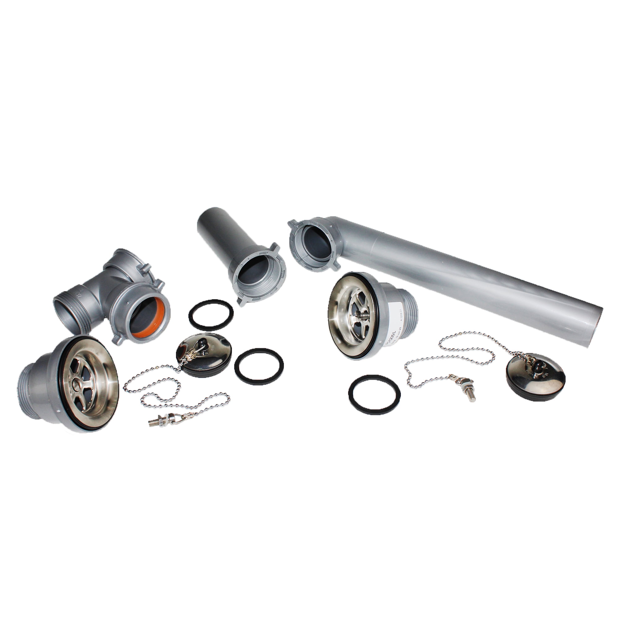 Scandvik 10310P Double Sink Drain Kit