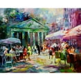 thumbnail image 3 of Haenraets, Willem 24x20 Black Modern Framed Museum Art Print Titled - Paris Market, 3 of 5
