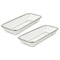 thumbnail image 6 of HERFIER 2pcs Dishwasher Bowl Basket Stainless Steel Baking Basket Small Storage Basket Dishwasher Storage Holder 12.18x5.11x2.16in, 6 of 9