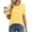 Yellow, variant on CIENVNSTG 2026 Women's Trendy Cable Knit Short Sleeve Blouses Crewneck Lightweight Sweater Tops Cute Summer Spring Business Dressy Casual Work Outfits Clothes Navy S