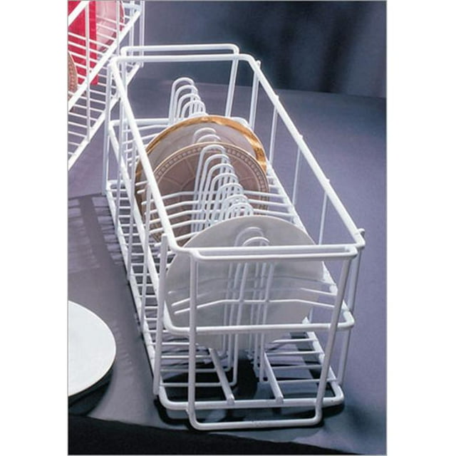 10 Strawberry Street 20-Compartment Bread & Butter Plate Rack (Holds 6" Plates)