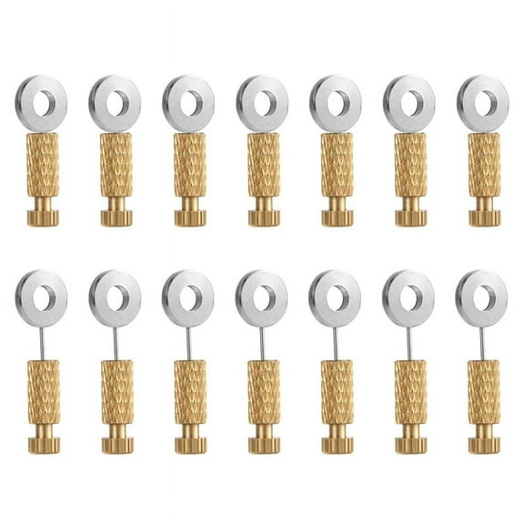 14Pcs Leather Positioning Needles, Suture Needle Locking Pins Leathercraft Located Needles