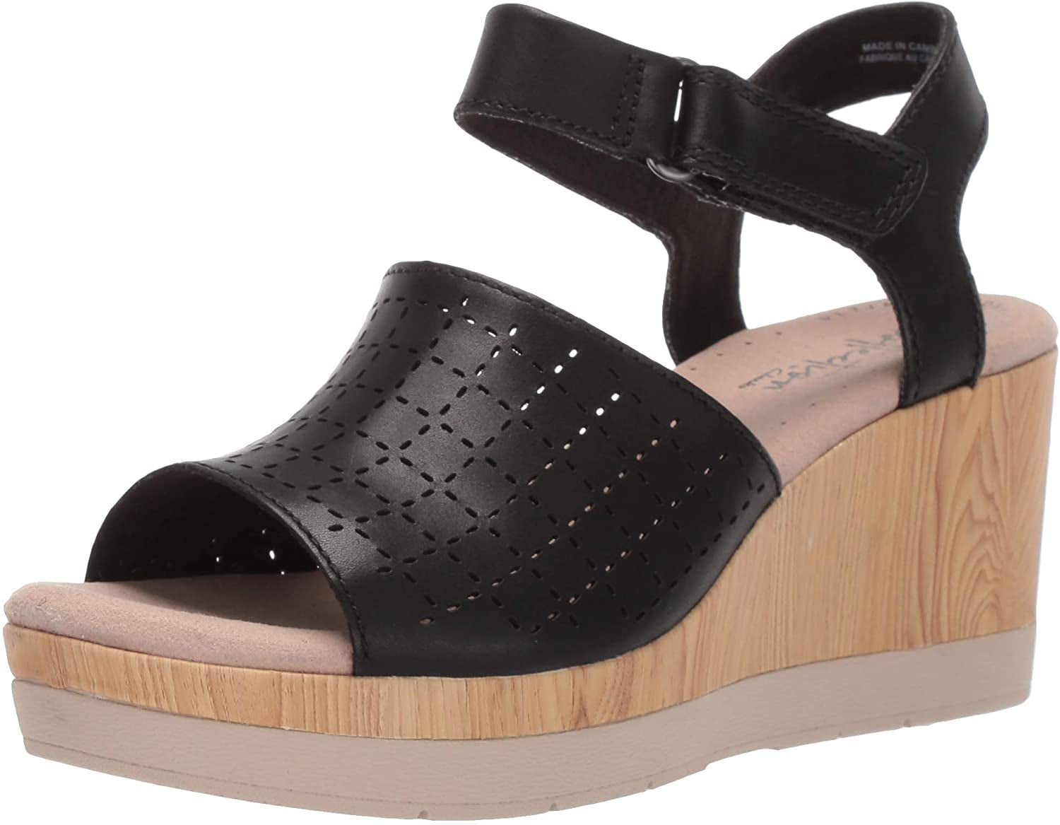 clarks women's classic wedge sandal
