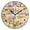 Black, variant on Splicing Palm Trees Wall Clock Modern Small Clock Gold Hands for Office, Home, Bedroom,School 9.84in