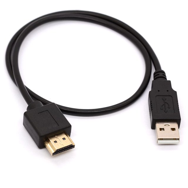 USB to HDMI Adapter Cable Cord USB 2.0 Type A Male to HDMI Male