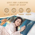 thumbnail image 3 of Naloa Cute Angel Winged Rabbit Super Soft 20x60 Body Pillow Case,Long Side Hidden Zipper（PILLOWS ARE NOT INCLUDED）, 3 of 6