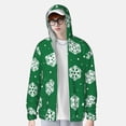 thumbnail image 4 of Kll Snowflake Print Men'S Women’s Upf 50+ Sun Protection Outdoor Hoodie Jacket Long Sleeve Fishing Hiking Performance Shirt- Small, 4 of 8
