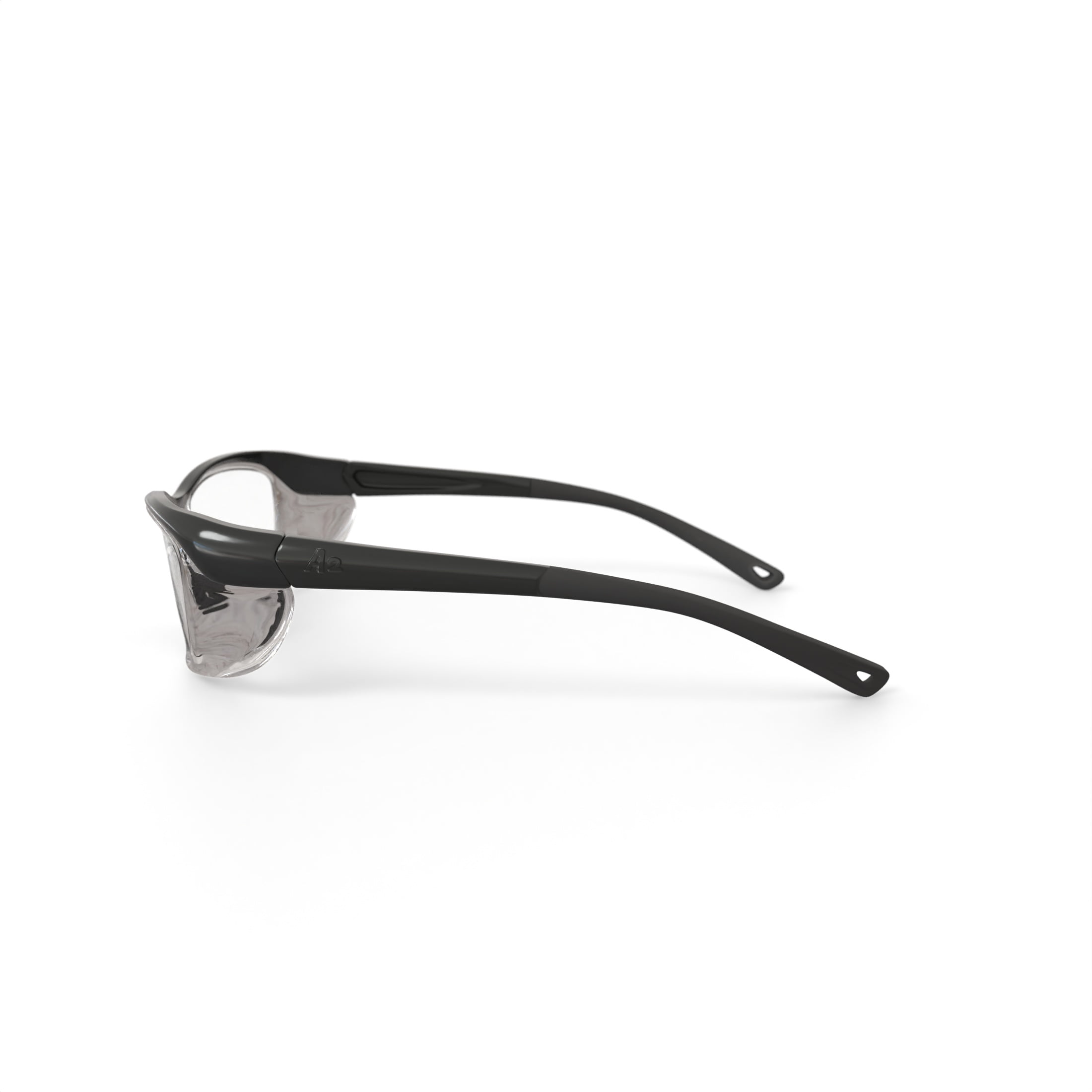 Hilco Vision A2 270 Prescription Safety Glasses, Black, OSHA Compliant ANSI Z87.1
