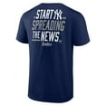 thumbnail image 3 of Men's Navy New York Yankees Start Spreading The News Bring It T-Shirt, 3 of 3