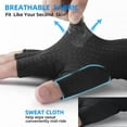 thumbnail image 3 of ROCKBROS Cycling Half Short Gloves Bike Fingerless Gloves Shockproof Breathable, 3 of 5