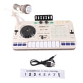 thumbnail image 2 of Kids DJ Mixer, 2 in 1 Electronic Keyboard Piano 12 MIDI Buttons  Recording Function with LED Lights Sound Effects & Microphone, Musical Instruments for Boys Girls Age 3+, 2 of 7