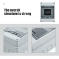 thumbnail image 3 of SEWCHICS 2Pcs Small Electrical Junction Box Outdoor Electrical Box Waterproof for Residential Use, 3 of 8