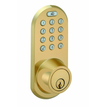 Electronic Deadbolt Brass Door Lock Remote Control Electronic