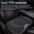thumbnail image 2 of Cojín para asiento de coche, cojín de gel en forma de panal 3D, almohadilla para sentarse fresca, 2 of 8