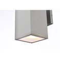 thumbnail image 4 of Living District LDOD4041S Lampe Murale Extérieure Raine 4,09 Po, Argent, 4 of 6