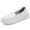 White-2, variant on Women Nurse Shoes Comfort Moccasins Nursing Lightweight Round Toe Work Breathable June Flat