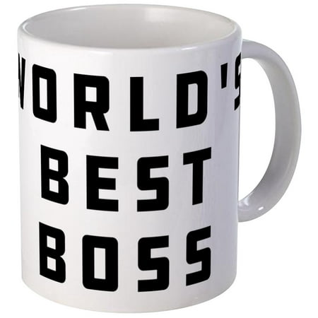 CafePress - World's Best Boss - Unique Coffee Mug, Coffee Cup