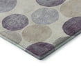 thumbnail image 3 of Addison Rugs Mayfield Premium Machine Washable Transitional Geometric Plum Rectangle Rug, 2'6" x 3'10", 3 of 7